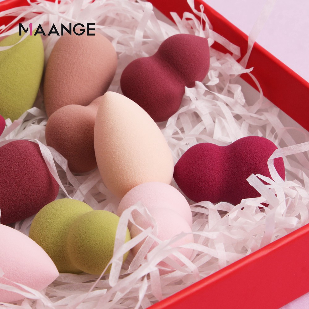 Hộp 30 mút MAANGE đánh kem BB/ phấn nền