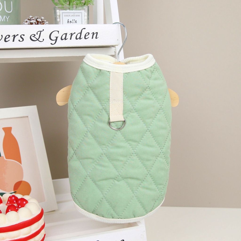 Áo Sweater Lông Cừu Chui Đầu Thời Tiết Lạnh Mùa Đông Có Dây Dắt Cho Cún Cưng Ropa Perro