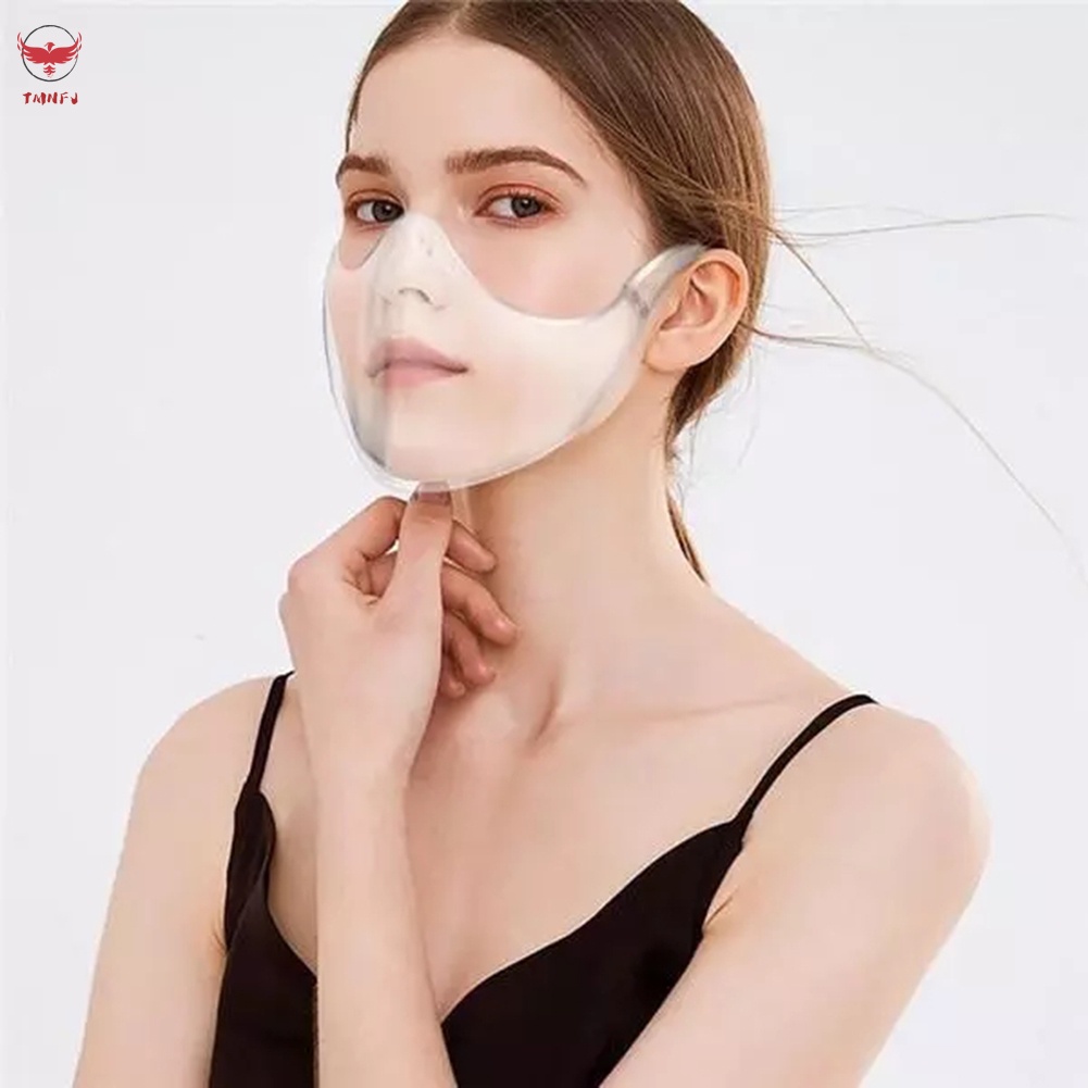 TMNFJ Radical Alternative Transparent Shield Durable Protective Face Cover Mask Safety Anti-Fog Mouth Cover Combine Reusable