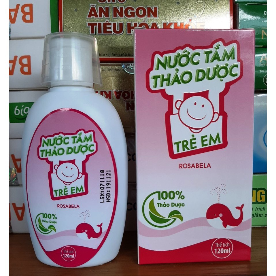 nước tắm thảo dược trẻ em ROSABELA