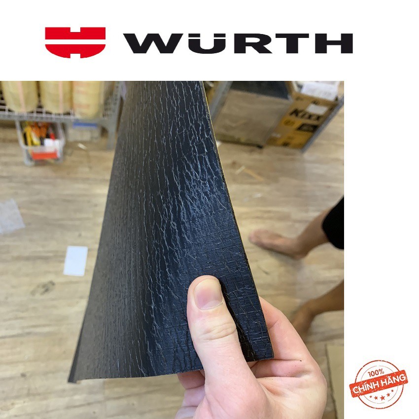 Hộp 4 Tấm dán tiêu âm sàn ô tô Bitumen Polymer hãng Wurth - 0890100070 kích thước 100 x 50 cm chống ồn tốt nhất .