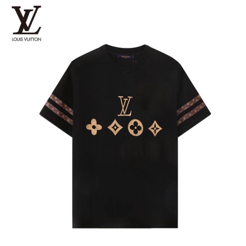Áo Thun 100% Cotton Tay Ngắn Thêu Chữ Phong Cách Mới