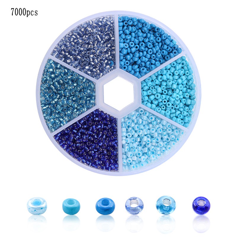 Hộp Hạt Thủy Tinh 2MM Dùng Làm Trang Sức DIY