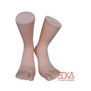 Soka Brown Socks / Brown Socks / Toe Socks