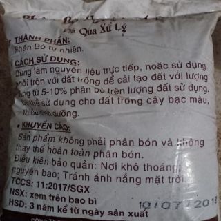 Phân bò hữu cơ 3dm3