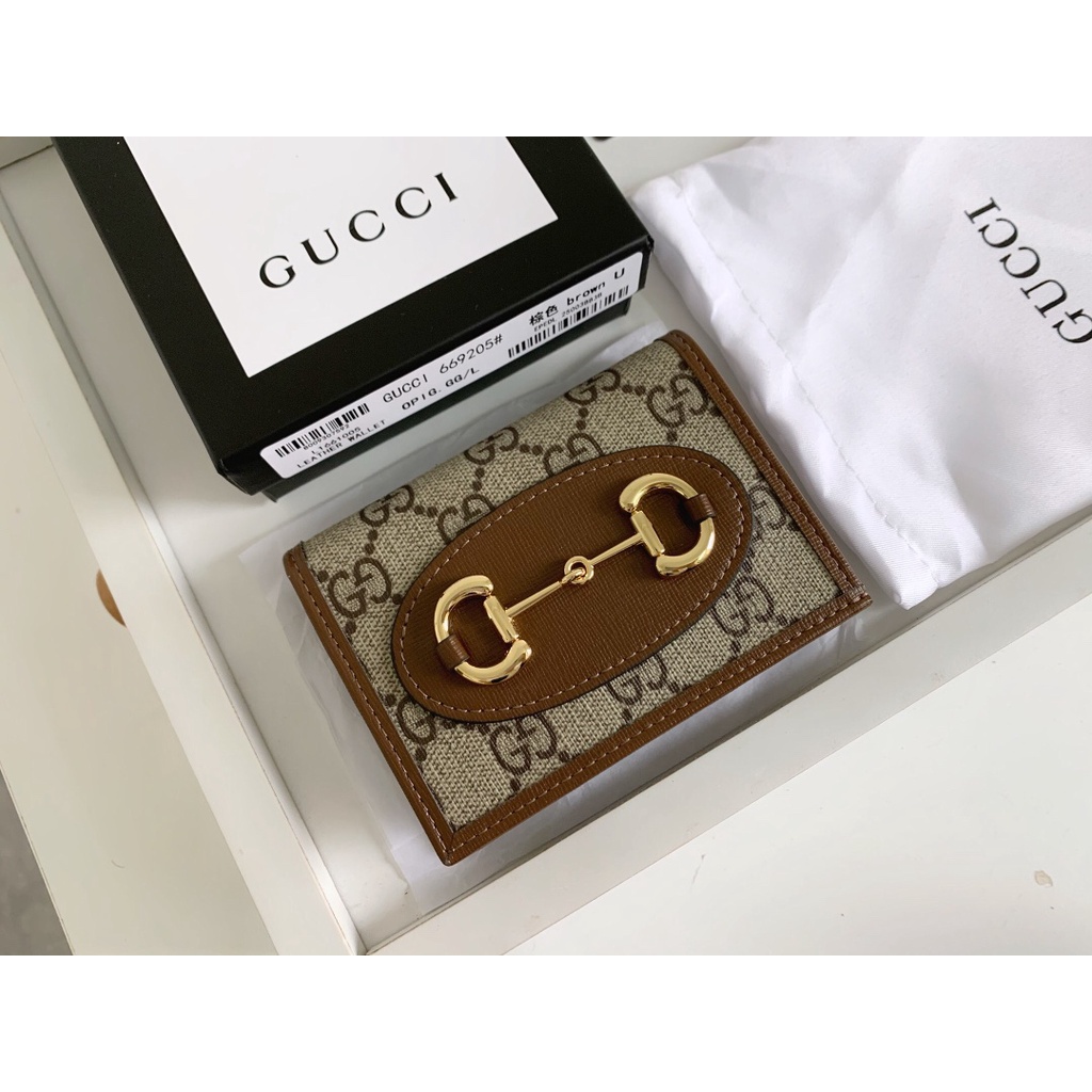 Ví Nữ Gucci 1955 Có Khóa Cài Đựng Thẻ Cavalobit
