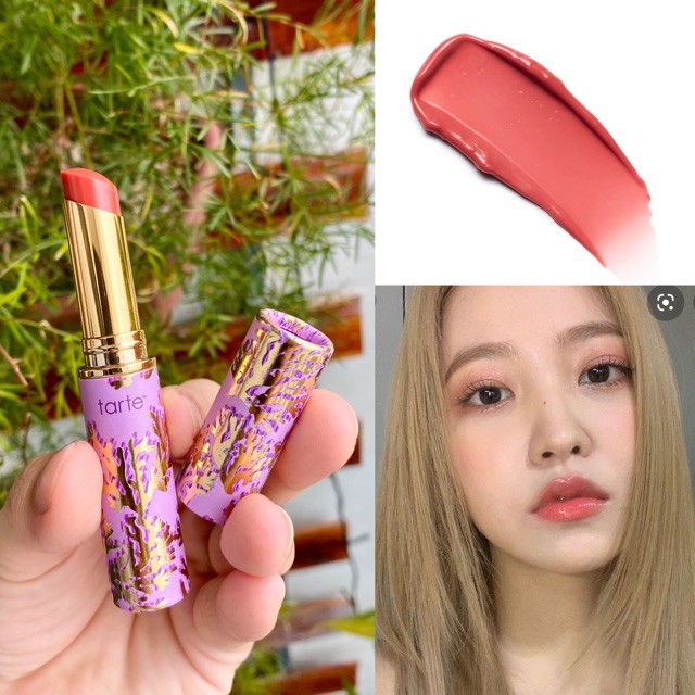 [ĐỌC BÀI VIẾT-FULLSIZE ] SON THỎI DƯỠNG TARTE QUENCH LIP RÉCUE MÀU ROSE và WISH