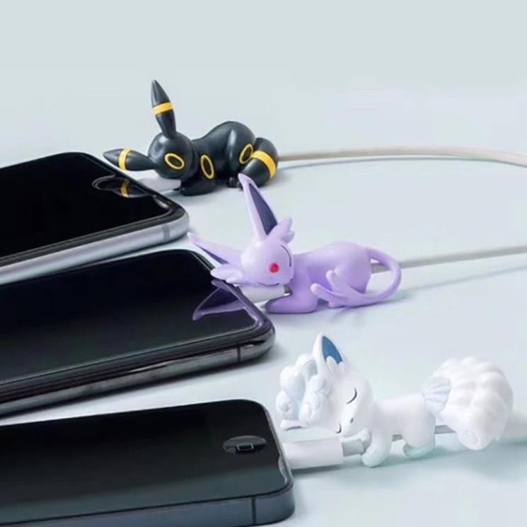 Nút gắn bảo vệ dây cáp sạc Iphone Cable Bite thú bảo vệ cáp sạc hình Pokemon Pikachu ngộ nghĩnh