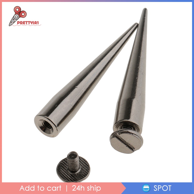 Set 10 Đinh Tán Hình Nón 7x40mm Chuyên Dụng Làm Đồ Da Thủ Công