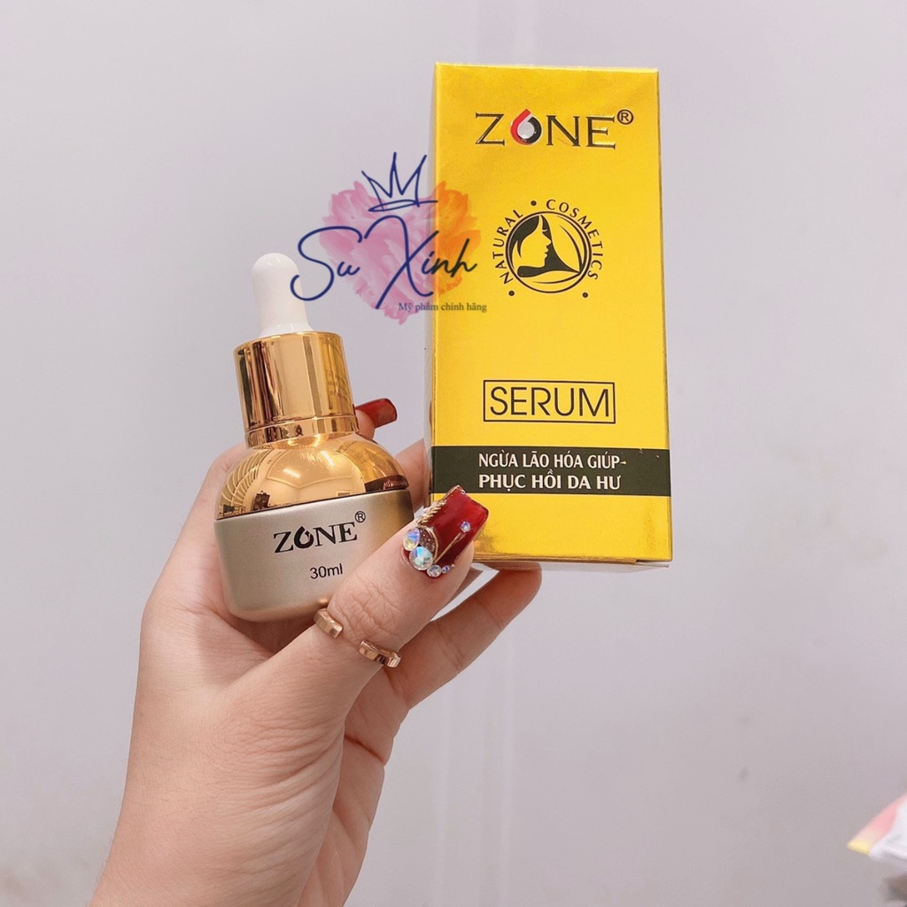 Serum Dưỡng Trắng Da Ngừa Lão Hóa Tái Tạo Phục Hồi Da Hư ZONE 30ml