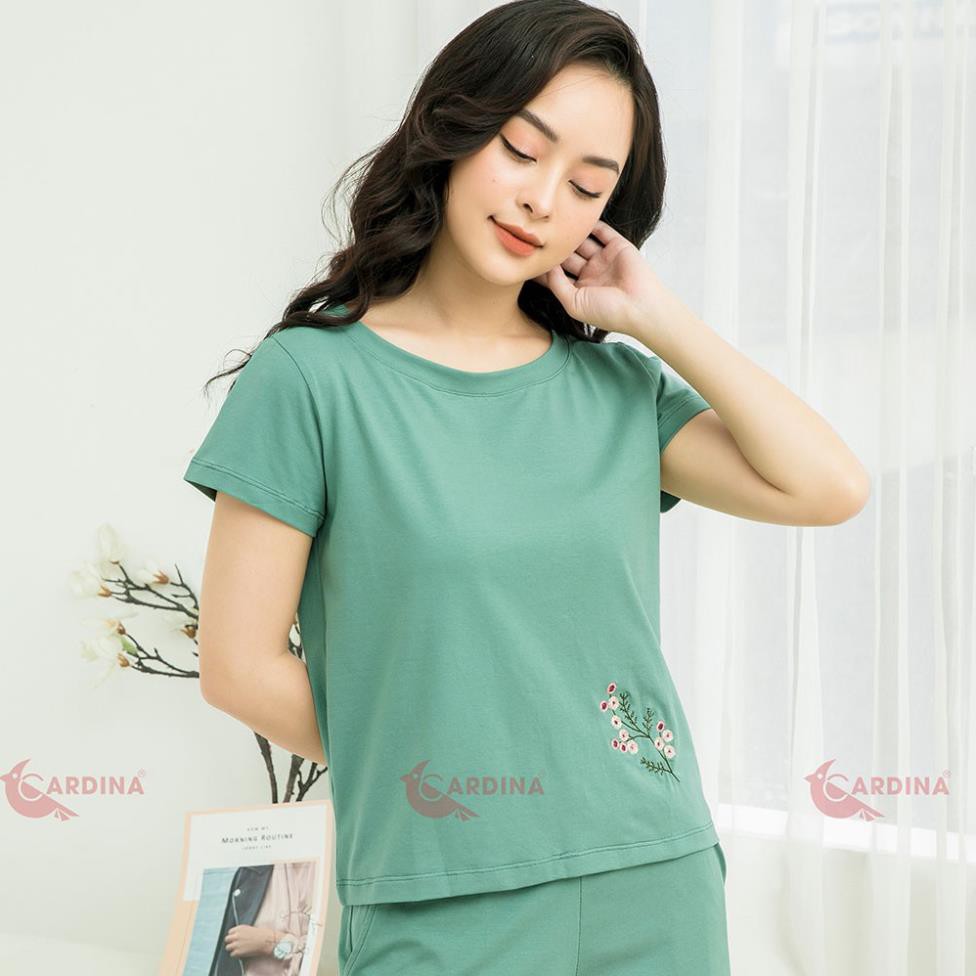 Bộ Đùi nữ Cotton sợi tre Bamboo thêu hoa (nhiều màu tùy chọn) | BigBuy360 - bigbuy360.vn