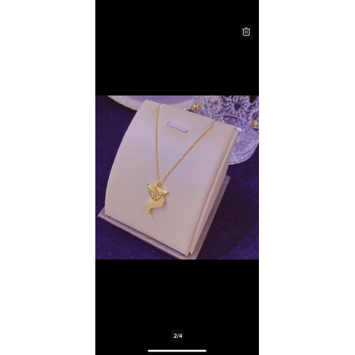 Dây chuyền hồ ly cho nữ titan không han dỉ