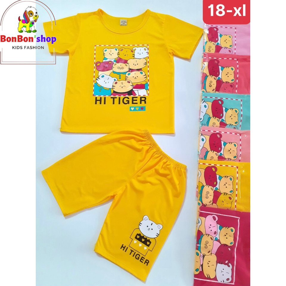Bộ Đồ Lửng bé gái cotton (20-28Kg)chất liệu mềm mịn thoáng mát mẫu ngẫu nhiên