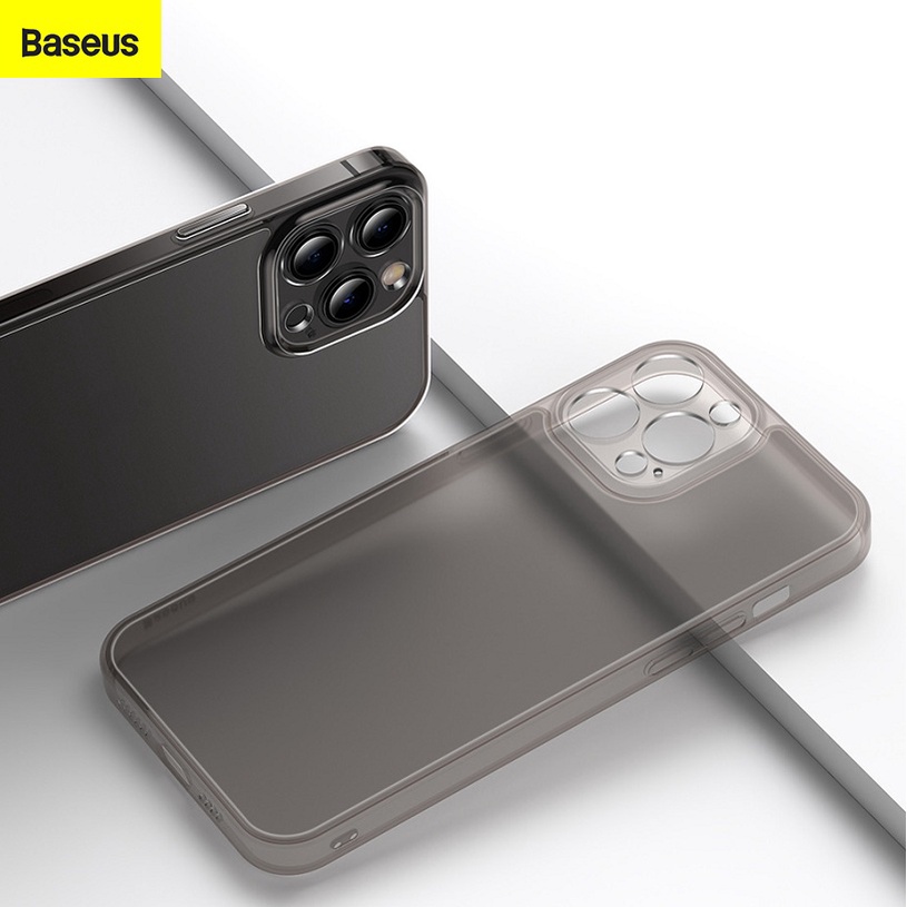 Ốp điện thoại Baseus mặt nhám chống sốc chống bám vân tay thích hợp cho Iphone 13 Pro Max / 13 Pro 13