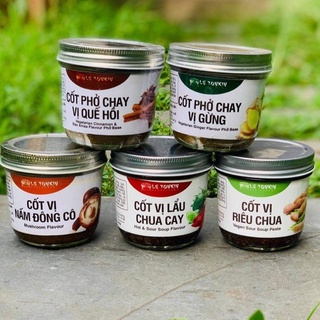 Dùng nấu nước lèo chay - mặn, các món xào, kho- cốt gia vị chay letonkin 5 loại, tphcm, hoả tốc, hủ 270gr