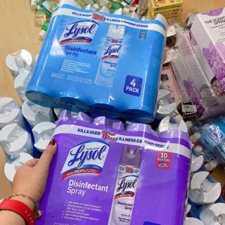 Xịt phòng diệt khuẩn lysol mỹ