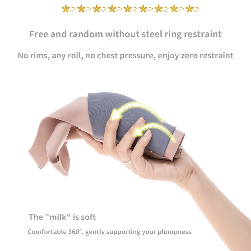 Áo Ngực Thể Thao Nâng Ngực Chống Chảy Xệ Chất Liệu Cao Su Không Đường May size Lớn Cho Nữ