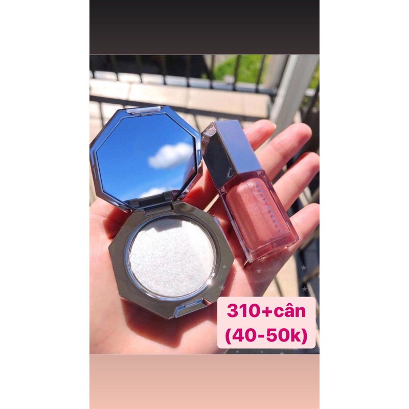 Set Highlight + Son bóng Fussy Fenty Beauty | BigBuy360 - bigbuy360.vn