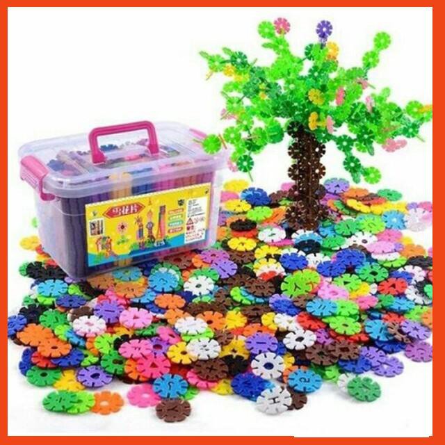 Bộ đồ chơi xếp hình hoa tuyết sáng tạo cho bé Giá sỉ