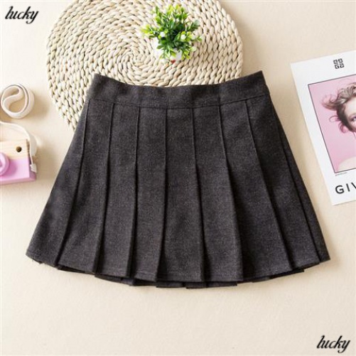 Chân Váy Len Xếp Ly Ngắn Dày Vừa Kích Thước Lớn Thời Trang Thu Đông 2022 Phong Cách Mới Cho Bé Gái Dễ Phối Đồ VRDX