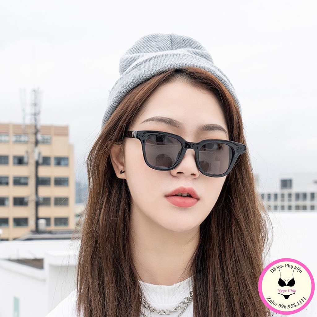 Kính mắt kính râm gọng vuông chữ V nhiều màu trẻ trung thời trang cho nam và nữ K01
