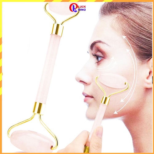 Con lăn massage mặt cổ bằng đá giúp căng cơ mặt giảm căng thẳng mệt mỏi - Luck Ring