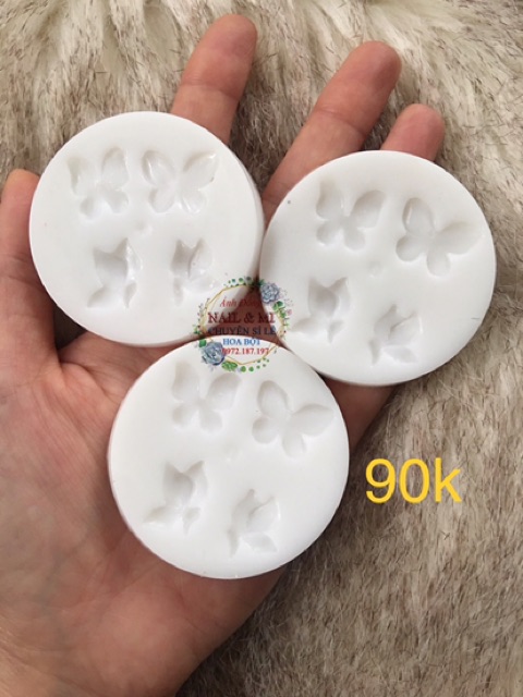 Trọn bộ khuôn hoa bột nail