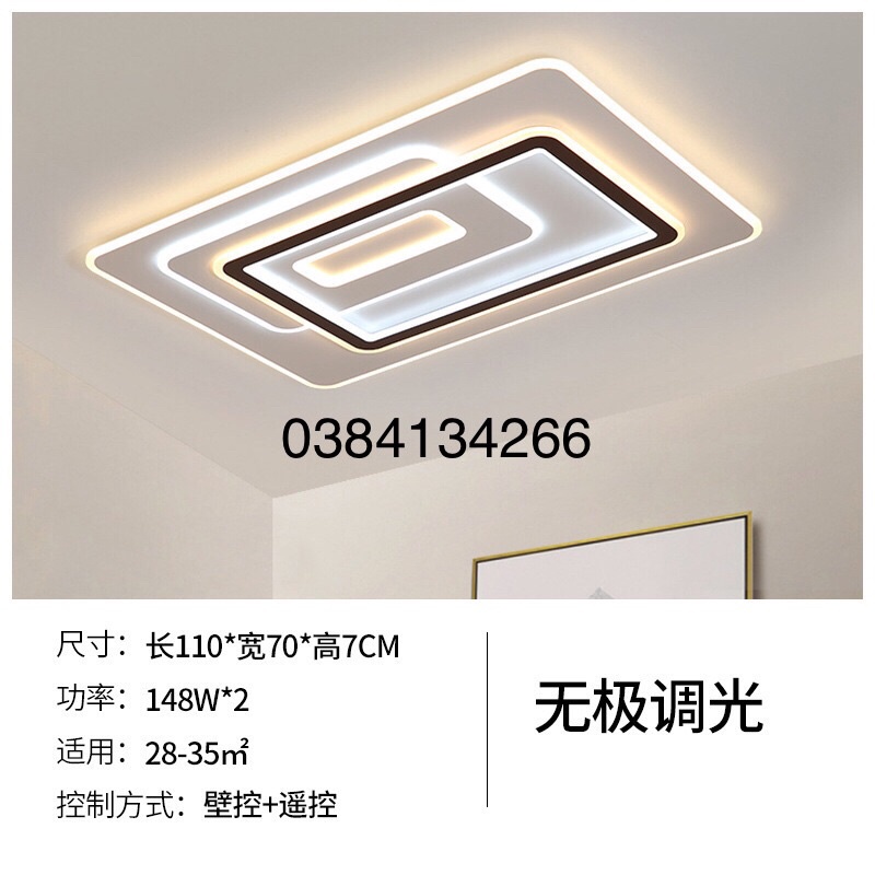 Đèn Ốp Trần Hình Chữ Nhật Hiện Đại Trang Trí Nội Thất