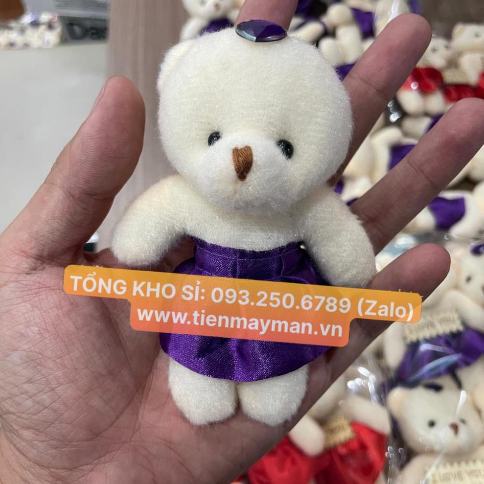 Combo 10 Gấu bông nhỏ thiết kế dễ thương