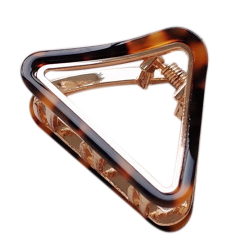 Kẹp Tóc Càng Cua Họa Tiết Hình Học Thời Trang