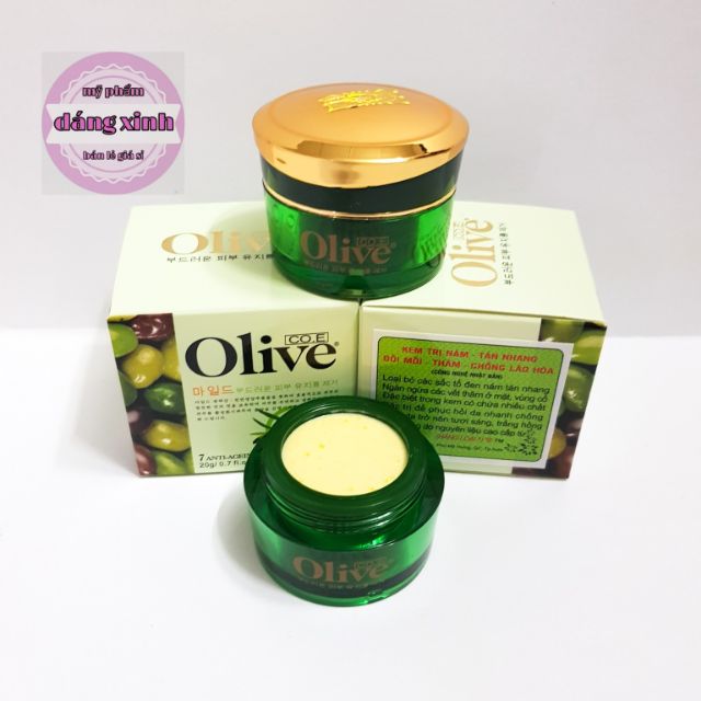 KEM XÓA NÁM TRẮNG DA OLIVE CAO CẤP