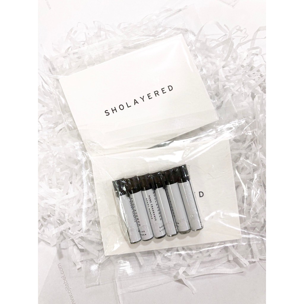 SET SAMPLE 6 MÙI HƯƠNG NƯỚC HOA SHOLAYERED | BigBuy360 - bigbuy360.vn