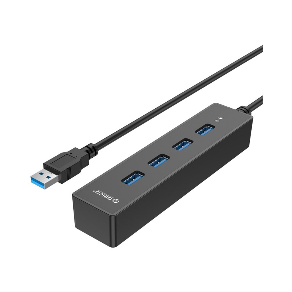 Bộ chia/ Hub USB 3.0 Orico W8PH4 (Đen) - Bảo hành 12 tháng