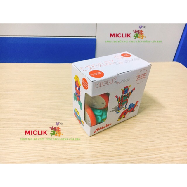 Đồ Chơi Lắp Ghép Thông Minh Miclik S + wheels Cho Bé