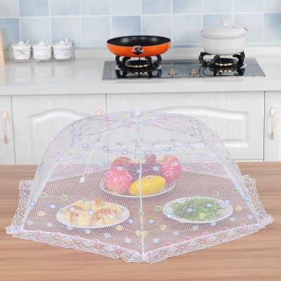 Lồng bàn lưới gấp rút chống côn trùng cỡ to mở được 80cm