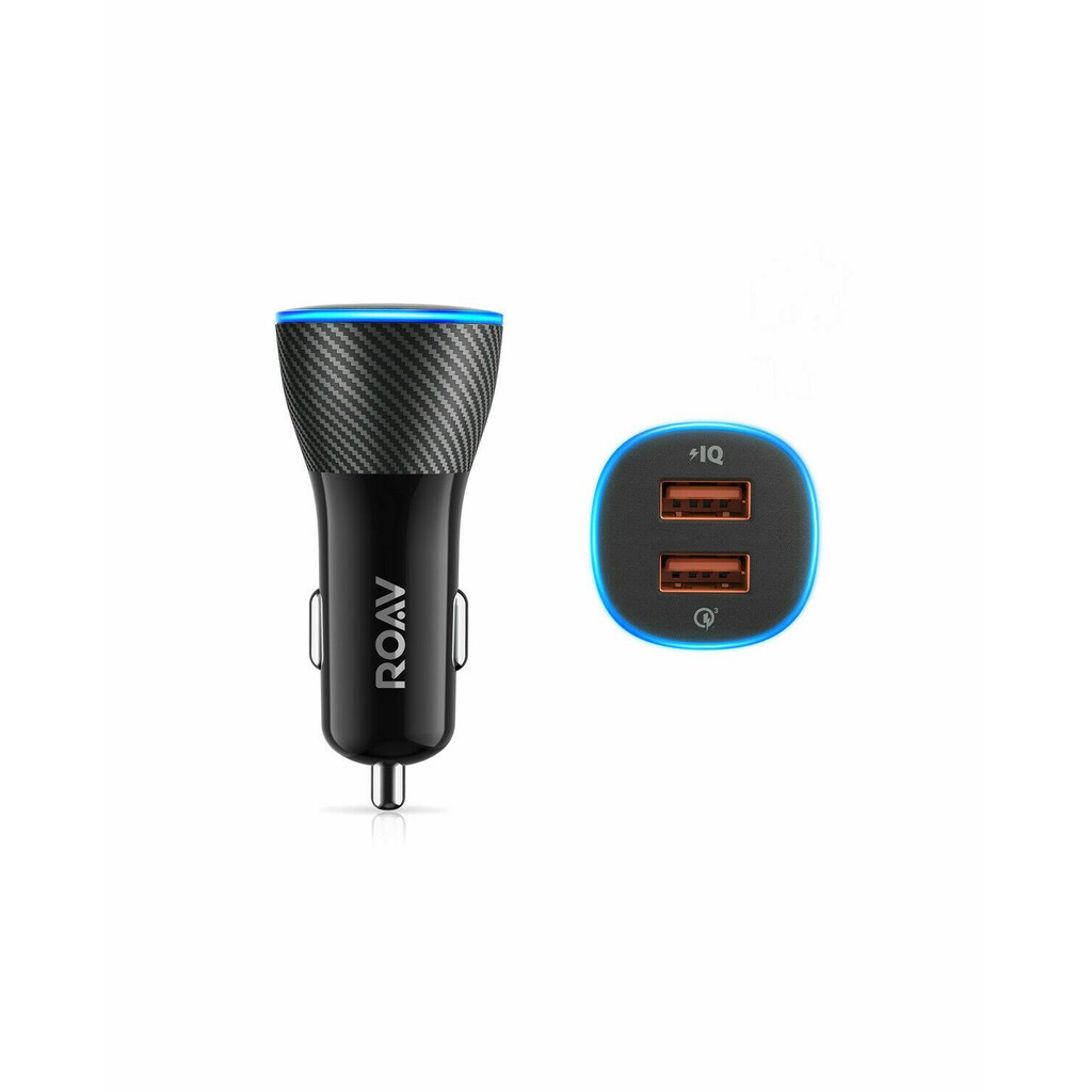 Tẩu sạc xe hơi Anker Roav 30W hai cổng USB Quick Charging QC3.0, xác định vị trí xe - AK-R5121 [Hoàn xu 8-15%]