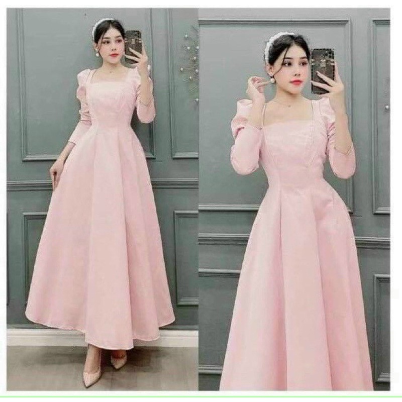 ĐẦM MAXI TAY PHỒNG DÀI FULL SIZE S/M/L/XL