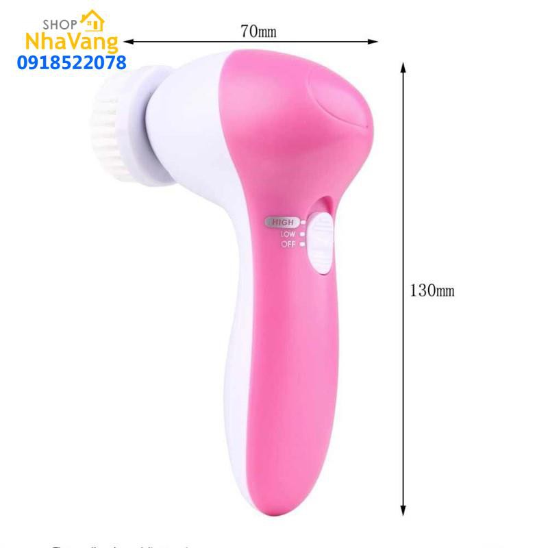 HCM Máy Massage Và Rửa Mặt Đa Chức Năng Cầm Tay Mini 5 In 1