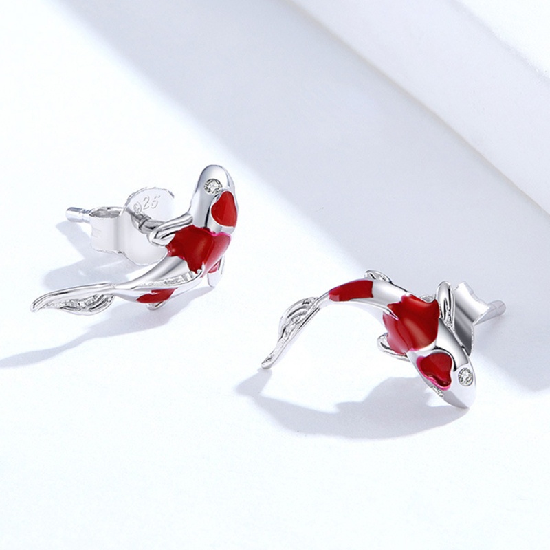 Khuyên Tai Hình Cá Koi May Mắn Cho Nữ