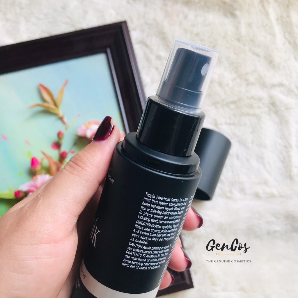 CHAI KEO XỊT KHOÁ SỢI TÓC FIBERHOLD SPRAY TOPPIK 118ML