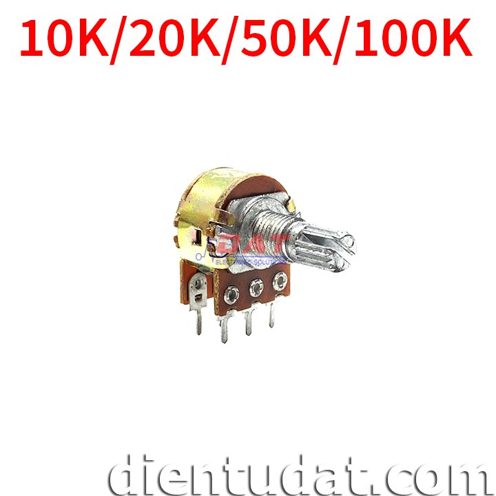 Chiết Áp Đôi 6 Chân 10K 20K 50K 100K WH148