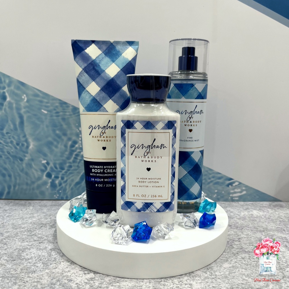 Xịt Thơm Body Bath & Body Works Mist Gingham Path Hương Thơm Đến Từ Cỏ Hoa Tươi Mát Thiên Nhiên Sảng Khoái 236ml