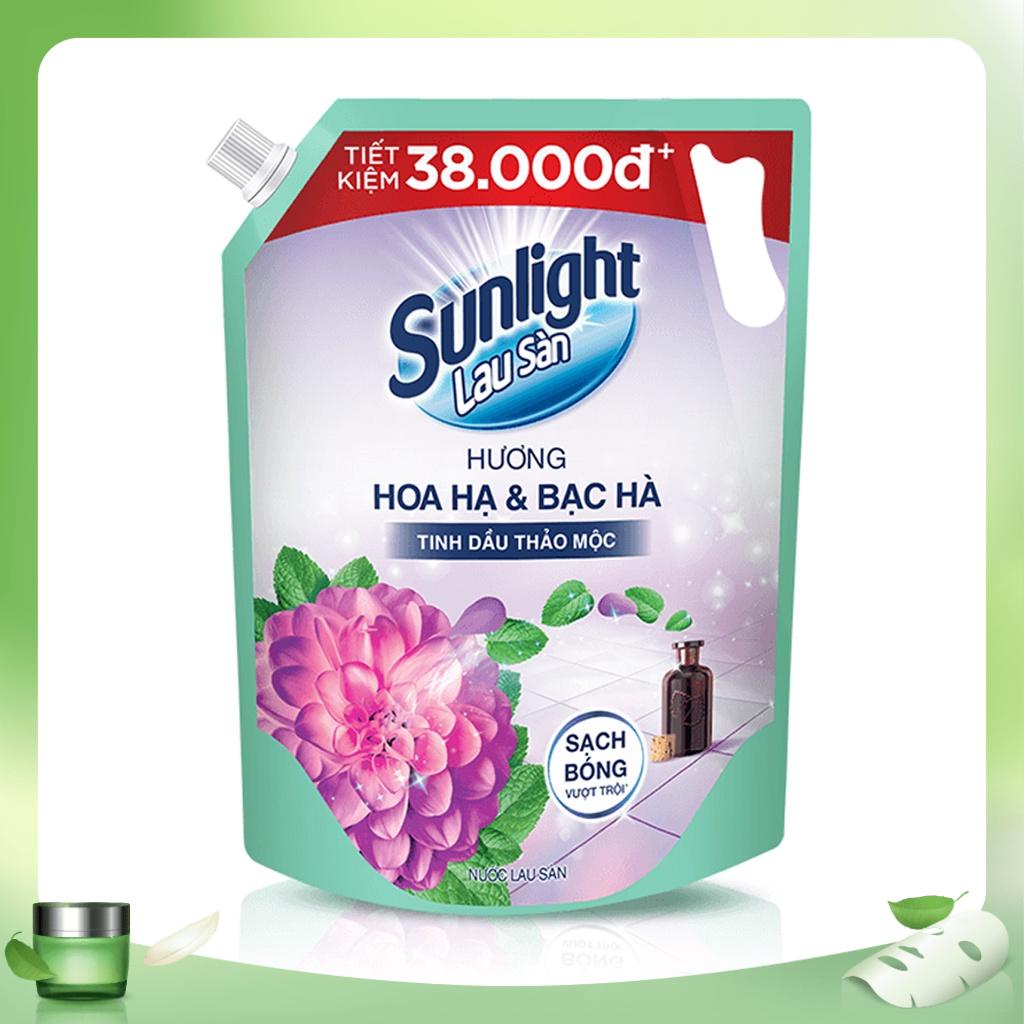 Nước Lau Sàn Sunlight Tinh Dầu Thảo Mộc Túi 3.6 Kg
