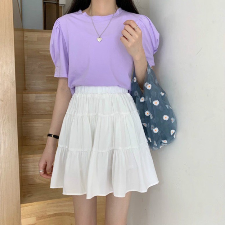 Chân Váy Dài Hai lớp Siêu Xinh Màu Đen Zinti - Chân váy chữ A xòe 2 tầng - Đầm Ngắn Nữ Chất Voan Kèm Lót 2 Màu chất đẹp | BigBuy360 - bigbuy360.vn