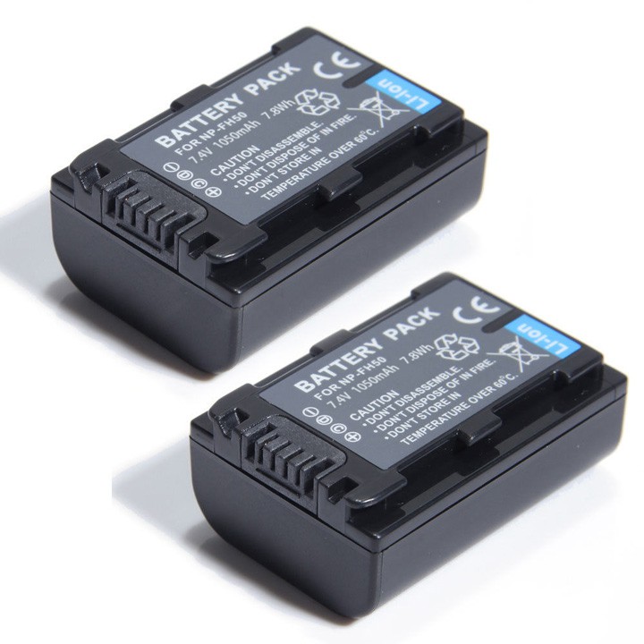 Pin máy ảnh Sony NP-FH50 A230 290 330 380 390 DSC-HX1 100V 200V HDR-TG5V H