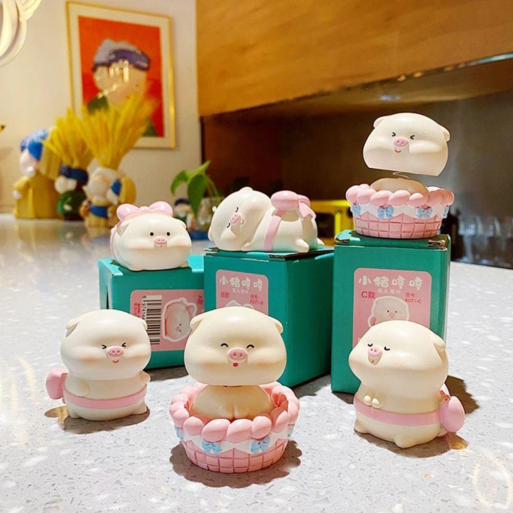 Búp Bê Hoạt Hình Lắc Lư Dễ Thương Trang Trí Nội Thất Xe Hơi