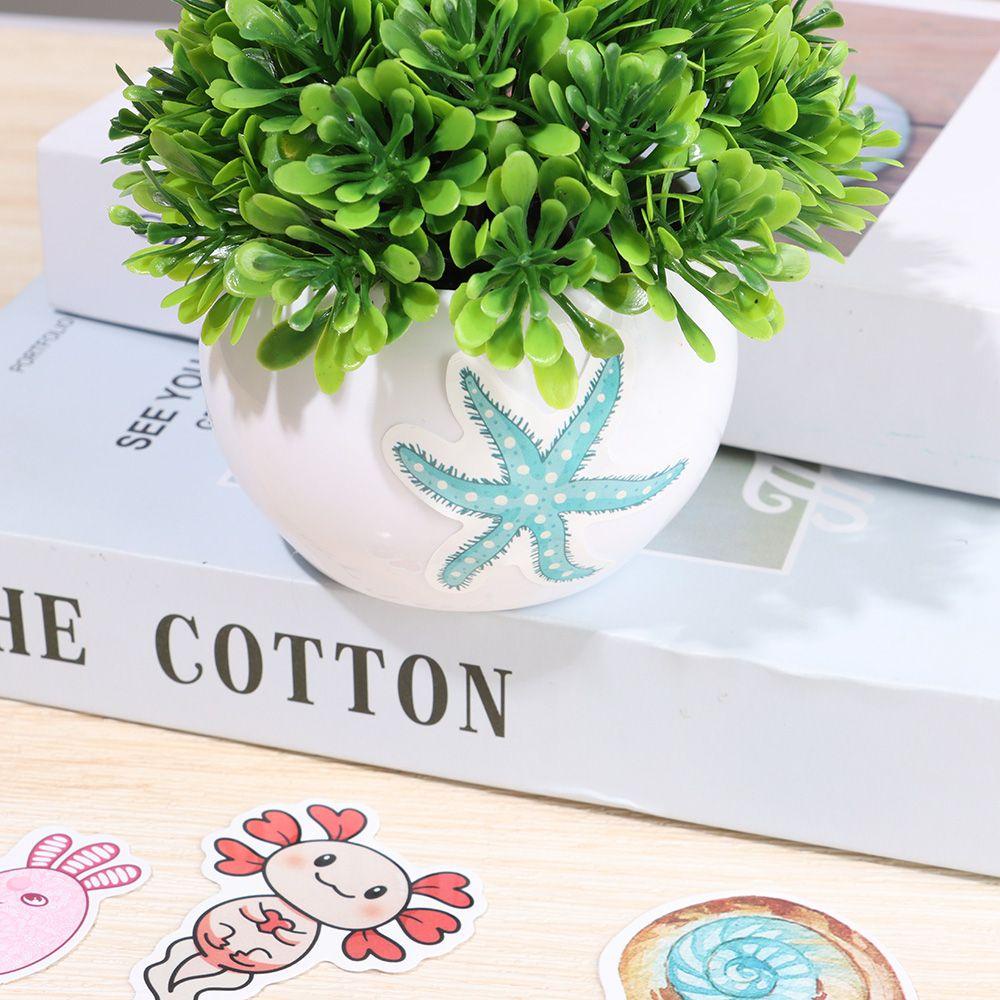 Set 1 100 Miếng Dán Trang Trí Sổ Tay / Laptop Họa Tiết Hoạt Hình Dễ Thương
