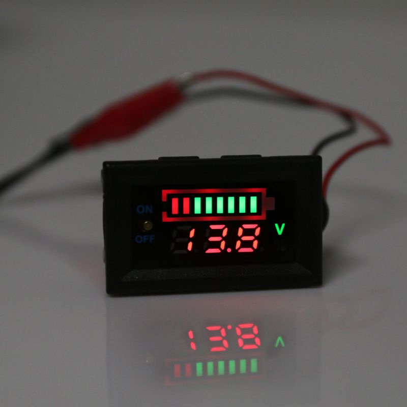 Thiết bị kiểm tra dung lượng pin 12v có công tắc