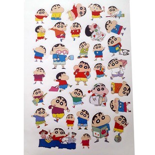 Sticker/ Hình dán anime SHIN- Cậu bé bút chì(30-35 sticker/1 tấm)