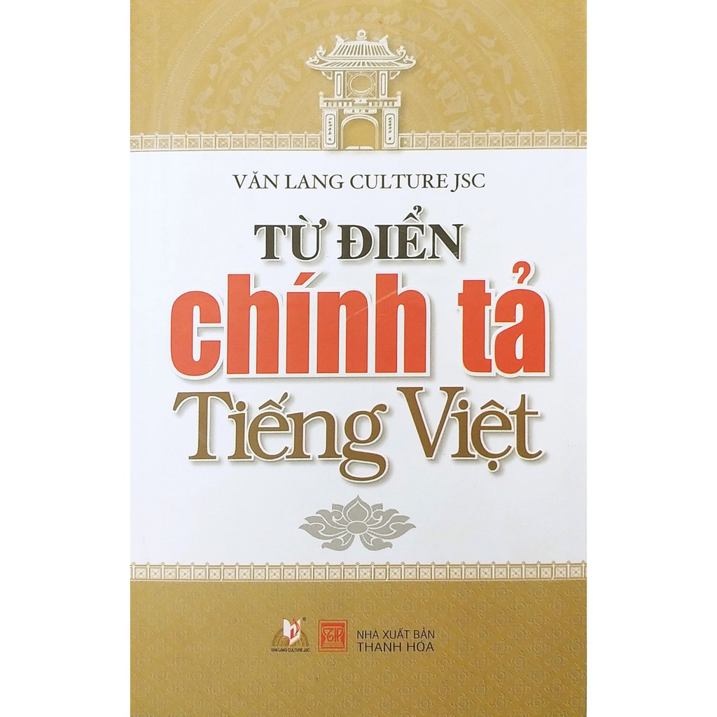 Sách Từ Điển Chính Tả Tiếng Việt